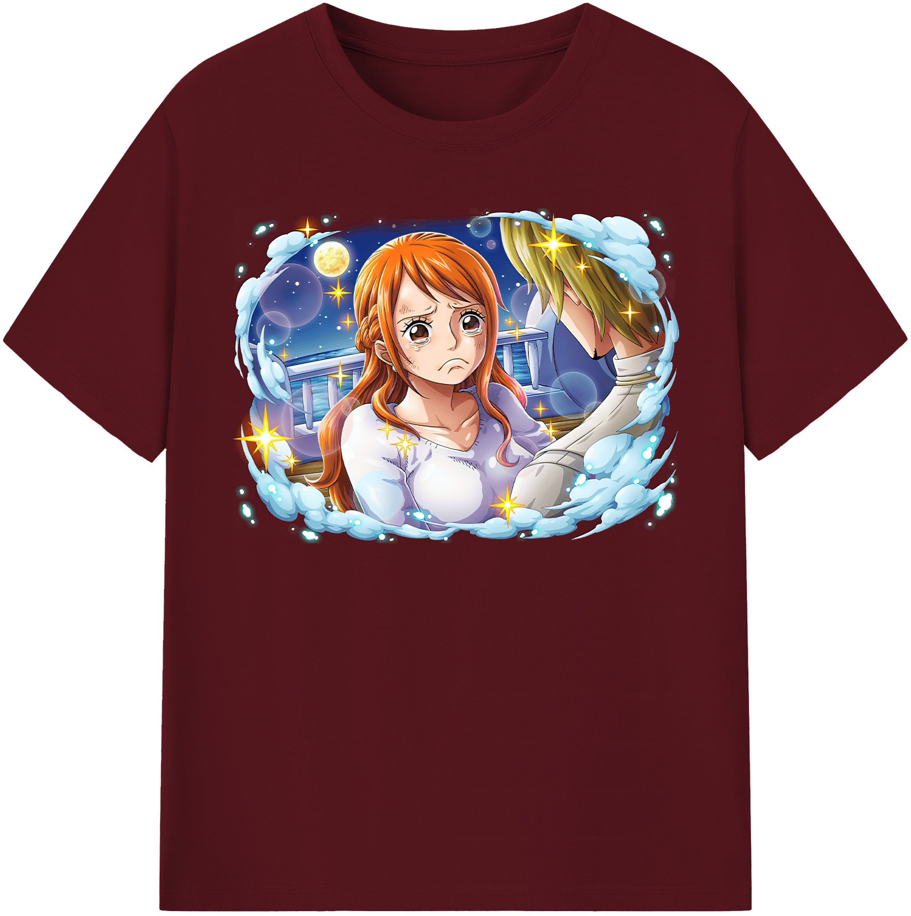 ワンピース ナミ ONE PIECE Nami 綿100％半袖Tシャツ（フロントプリント）